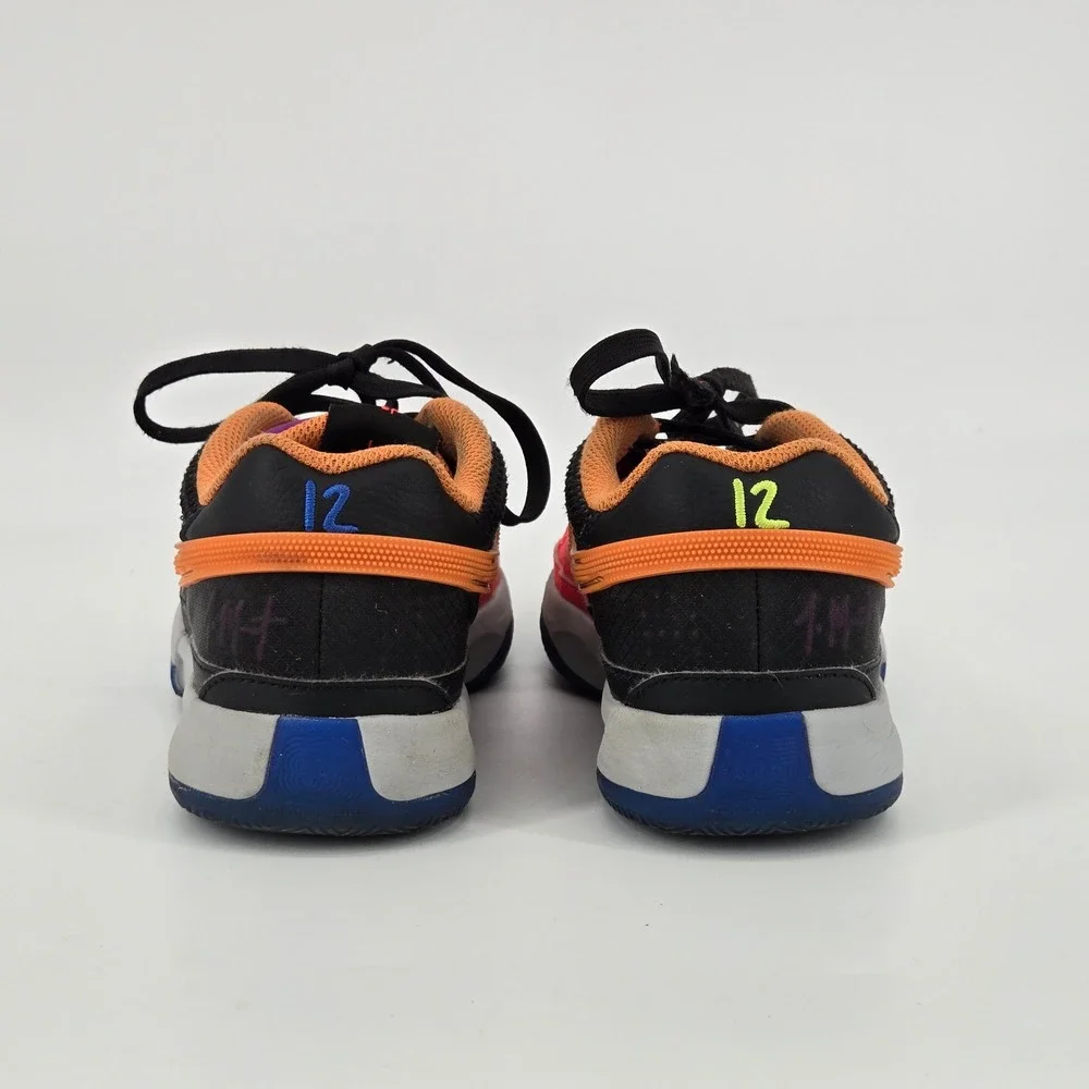 Nike Ja 1 GS Bright Mandarin Vapor Green Mismatched Basketball Shoes 4Y Kids
